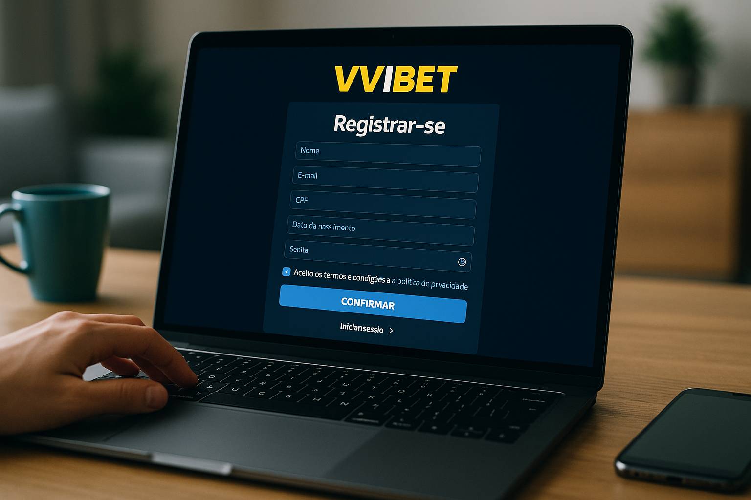 Não Perca tempo, o rRgistro na site VVIBET