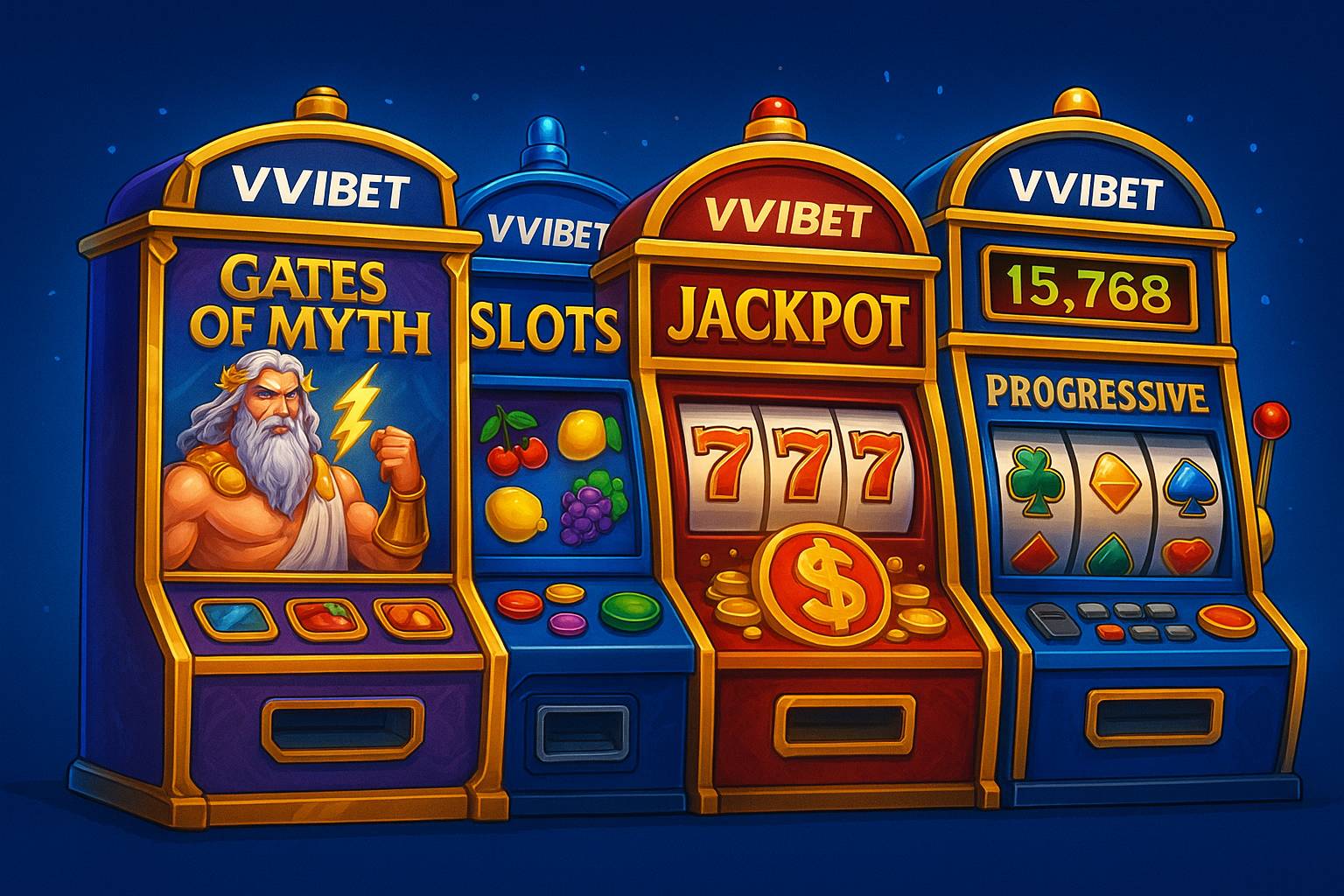 Explore o mundo das slot machines no VVIBET Casino